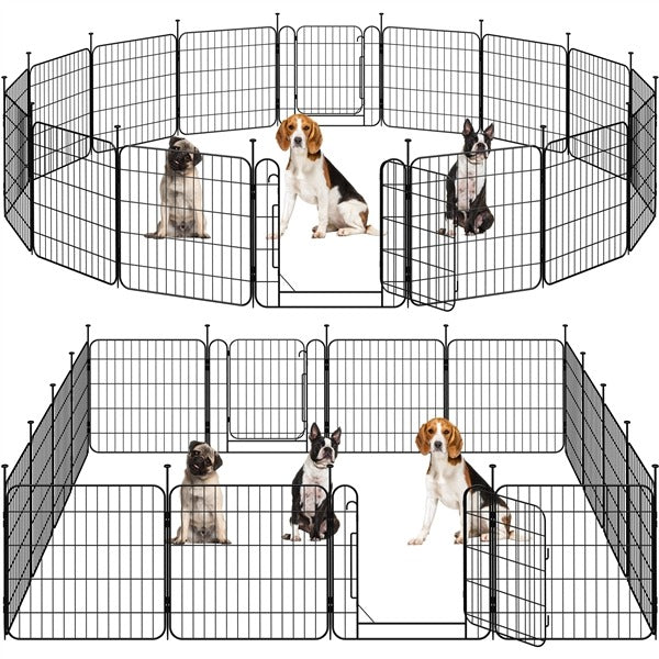 Yaheetech Expandable Dog Playpen. 16 Panel 24/32 inch - Image 2