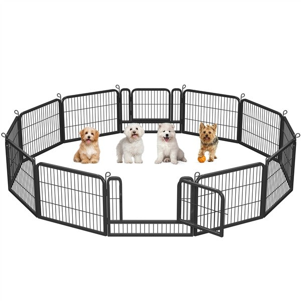Yaheetech Wide Panel Dog Playpen. 12 Panels 24/32 inch - Image 2