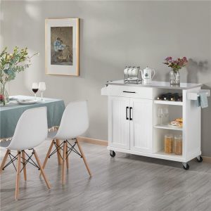 Yaheetech Kitchen Cart With Storage