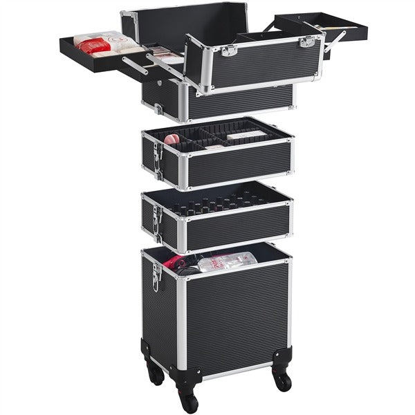 Yaheetech Professional Makeup Train Case 5 in 1 - Image 5