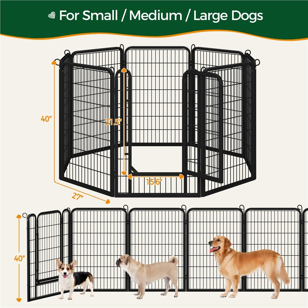 Yaheetech 39.5?? Tall. 8 Panels Dog Playpen - Image 4