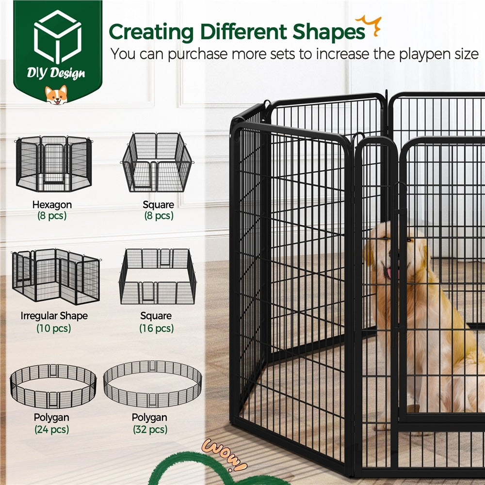 Yaheetech 39.5?? Tall. 8 Panels Dog Playpen - Image 5