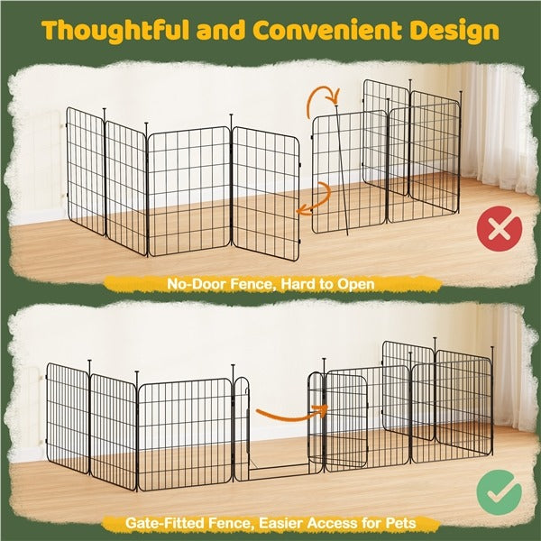 Yaheetech Expandable Dog Playpen. 16 Panel 24/32 inch - Image 6