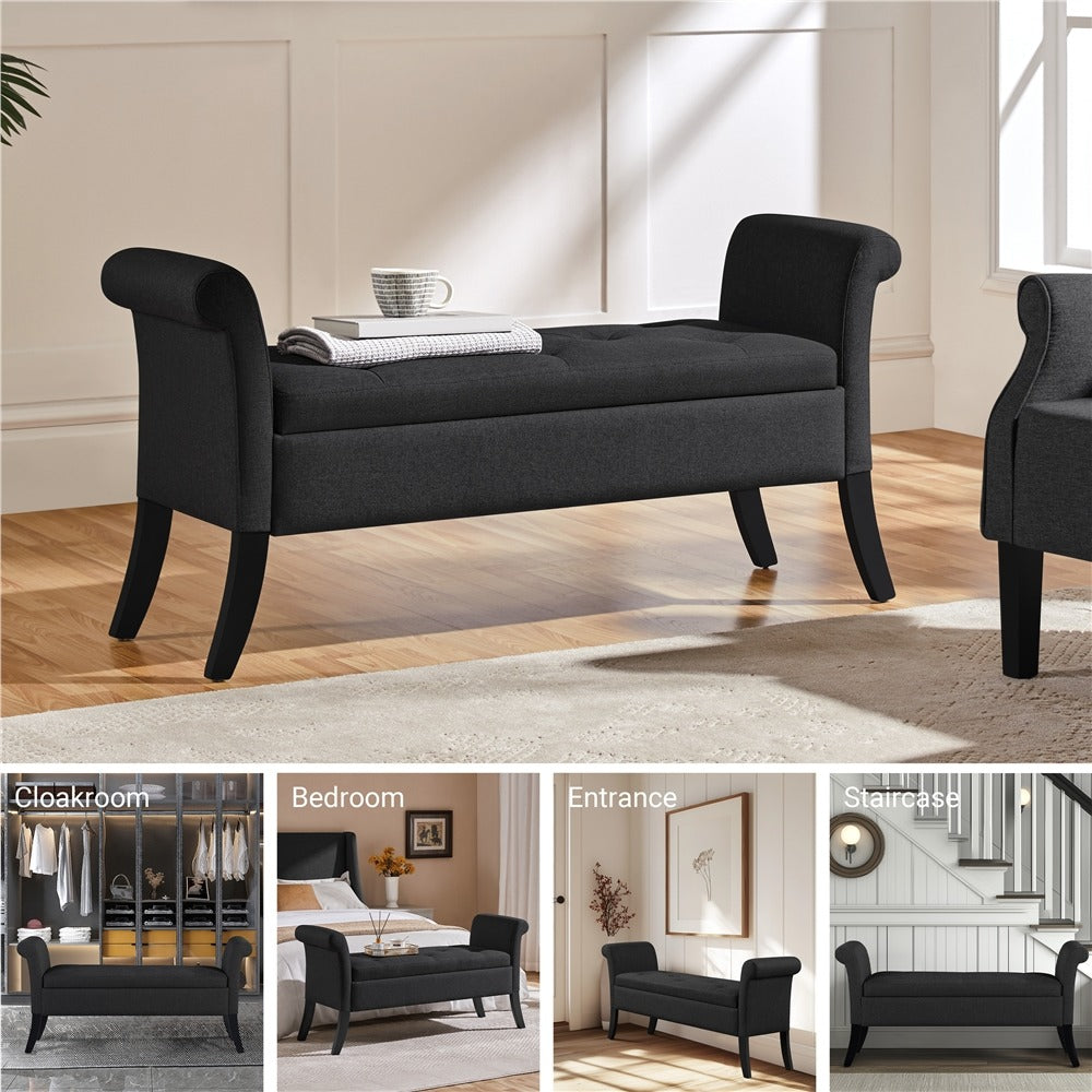 Yaheetech Ottoman with Storage. 52 - Image 9