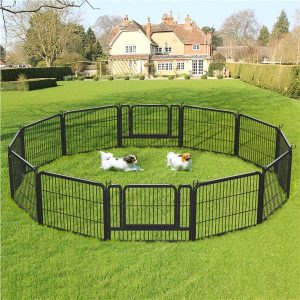 Yaheetech Wide Panel Dog Playpen. 12 Panels 24/32 inch
