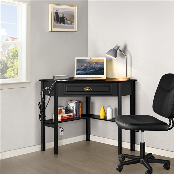 Yaheetech L Shaped Computer Corner Table - Image 8