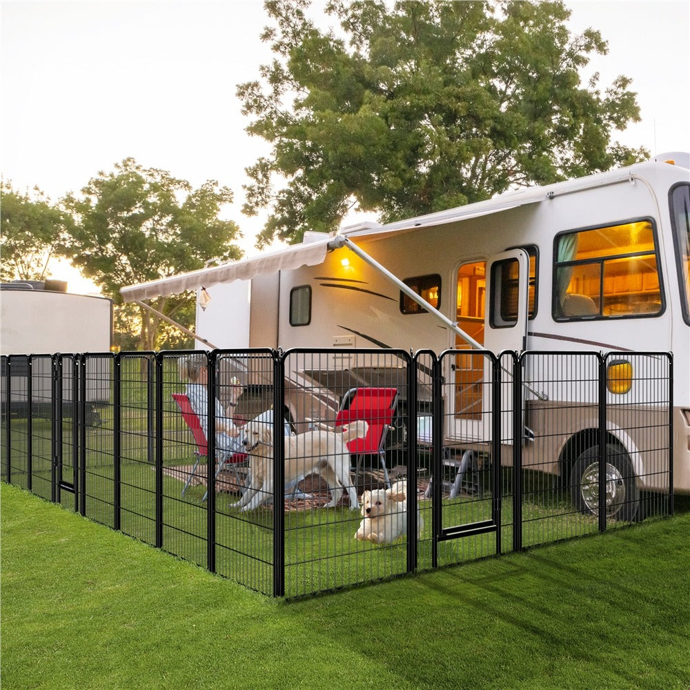 Yaheetech 47.5?? Tall 6/8 Panels Dog Playpen Outdoor - Image 9