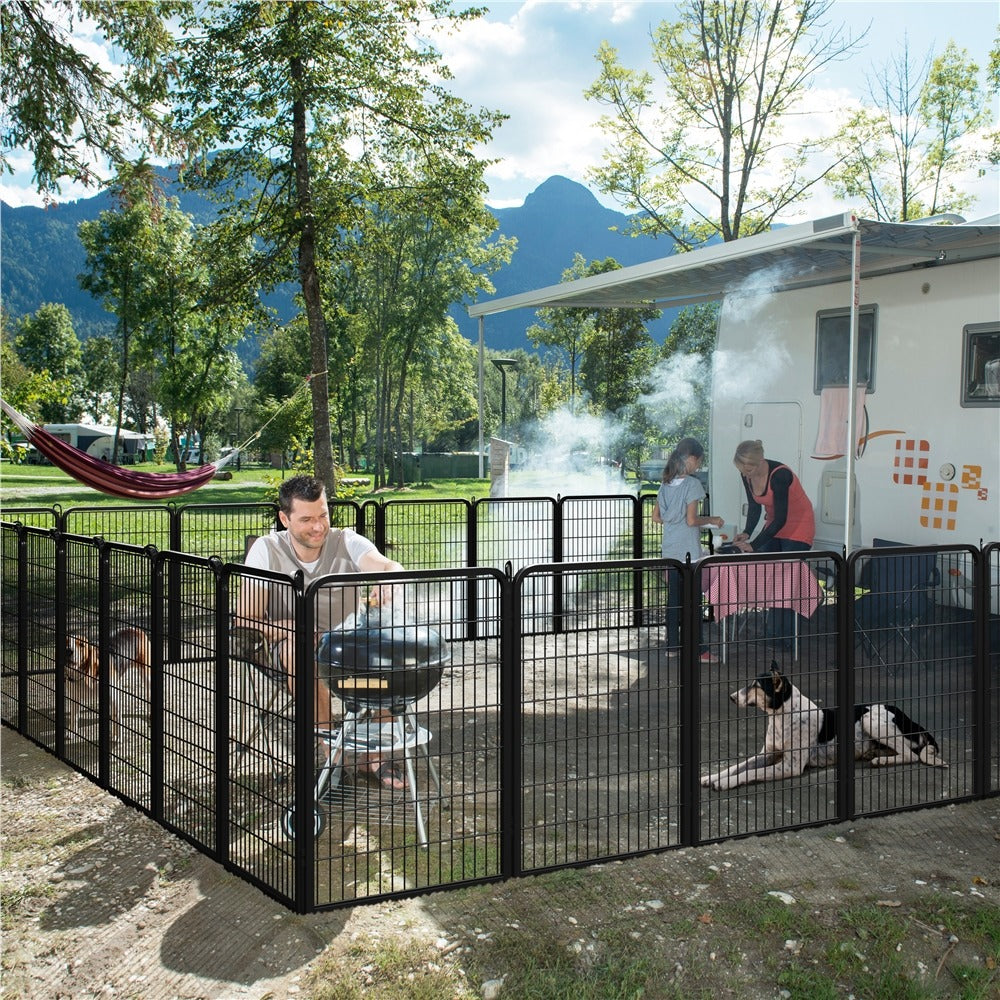 Yaheetech 39.5?? Tall. 8 Panels Dog Playpen - Image 8