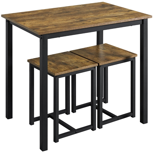 Yaheetech 3 Piece Dining Table Set - Image 3