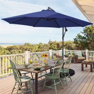 Yaheetech 10FT Patio Offset Umbrella