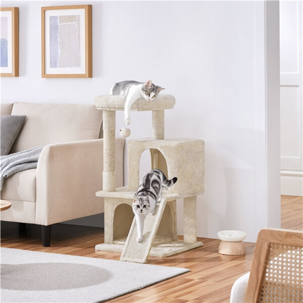 57.5'' Height Cat Tree Condo Kitten Tree Tower - Image 18