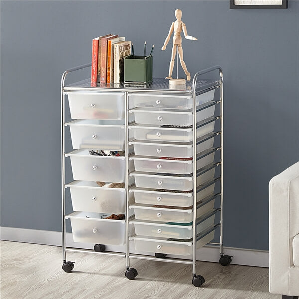 Yaheetech Utility Storage Cart with Wheels - Image 8