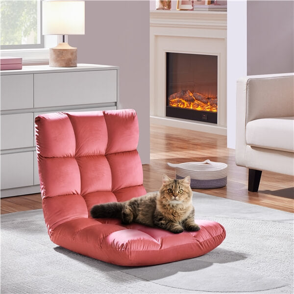 Yaheetech Folding Floor Chair - Image 6
