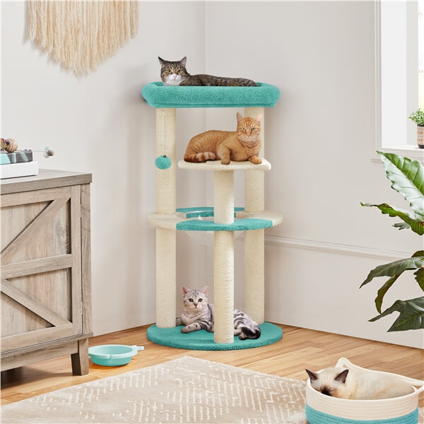 35.5?? Tall Ocean Cat Tree - Image 5