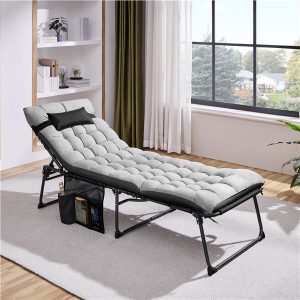 Yaheetech 5 Position Folding Tanning Chair