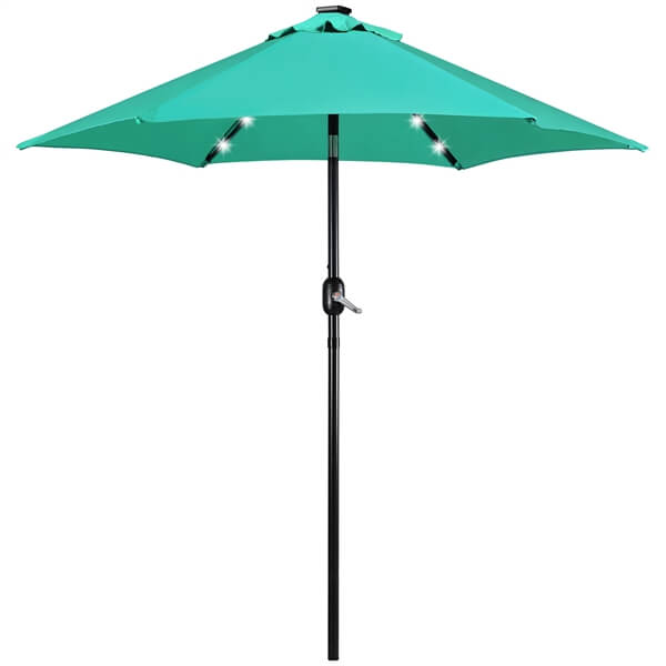 Yaheetech 7.5FT Solar Powered Patio Umbrella - Image 6