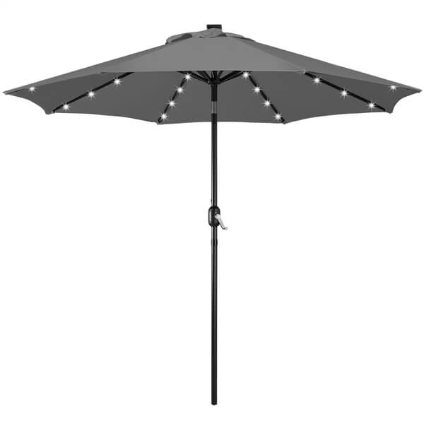 Yaheetech 9FT Solar Powered Patio Umbrella - Image 5