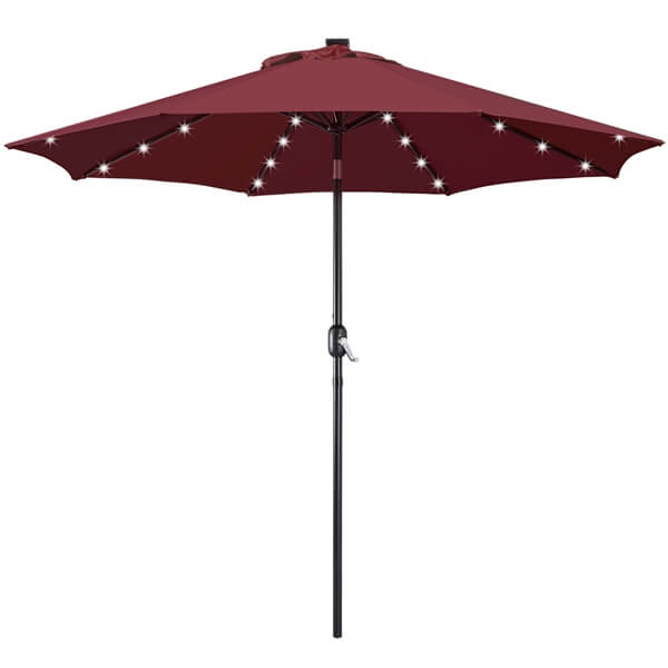 Yaheetech 9FT Solar Powered Patio Umbrella - Image 2