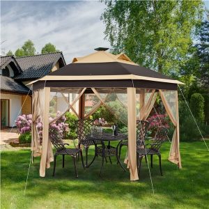 Yaheetech 13??13 Pop-Up Patio Gazebo Tent