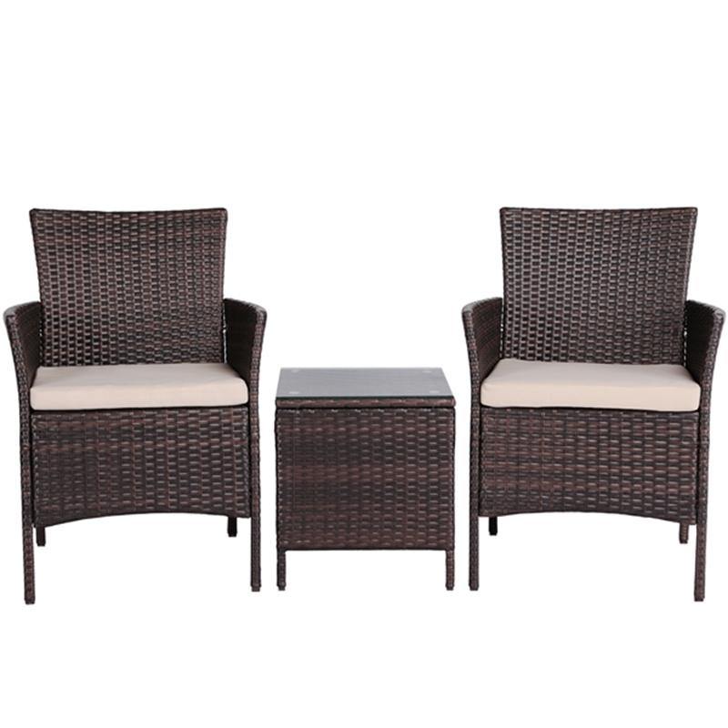 Yaheetech Rattan Chairs and Table - Image 2