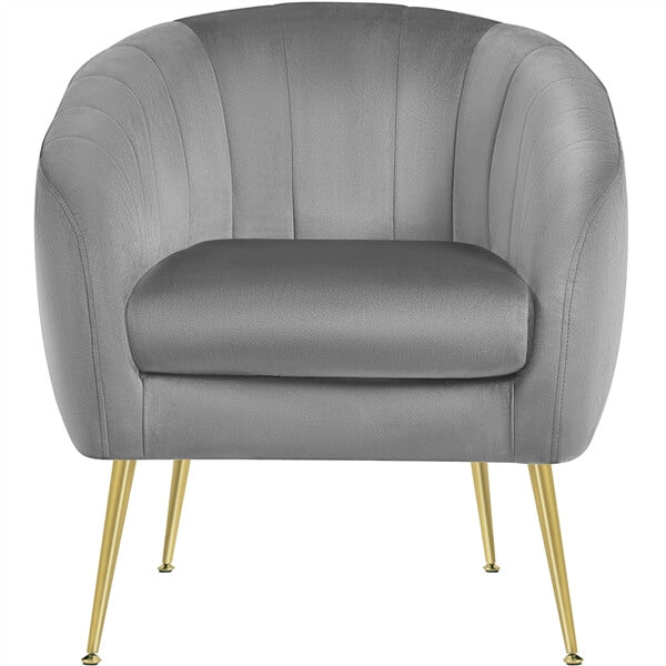 Yaheetech Velvet Accent Chair - Image 2