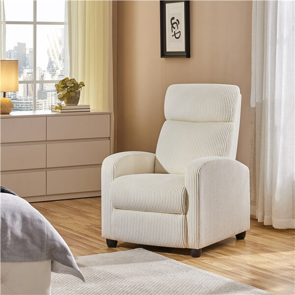 Yaheetech Recliner Chair Corduroy Recliner Sofa - Image 7