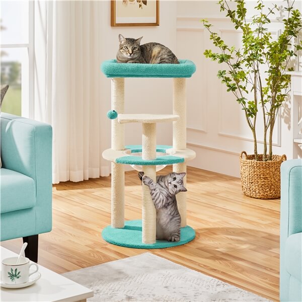 35.5?? Tall Ocean Cat Tree - Image 6