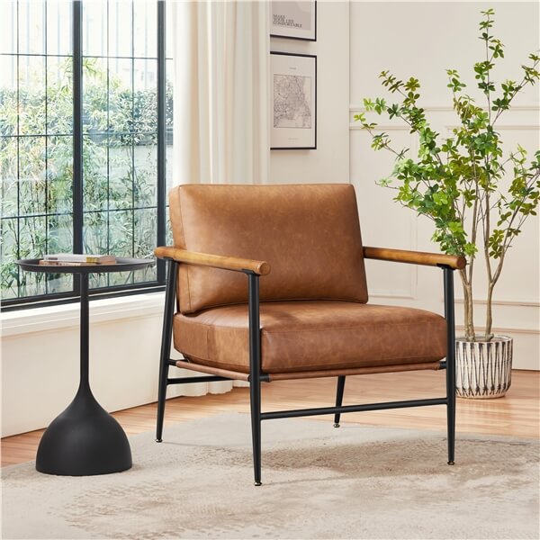 Yaheetech PU Leather Living Room Chair - Image 3