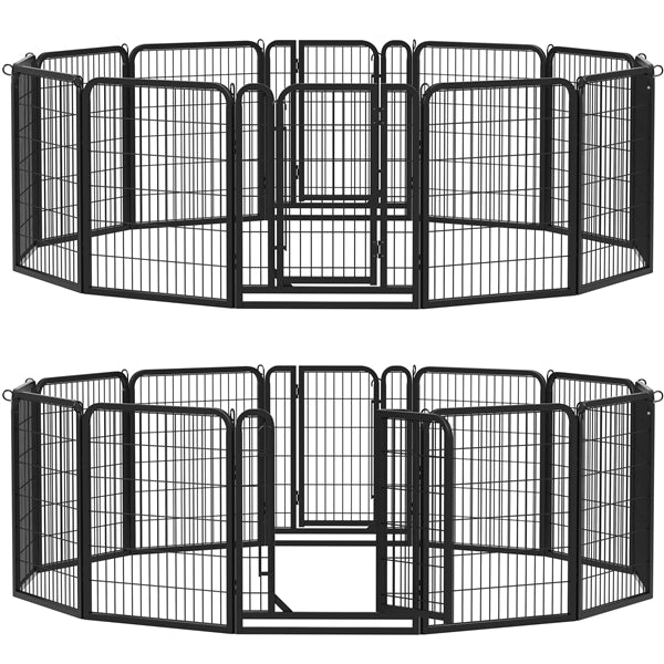 Yaheetech Dog Playpen Outdoor. 32 inch 8/12 Panels - Image 3