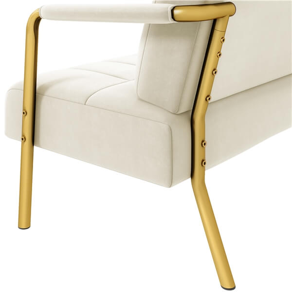 Yaheetech 30 W Modern Sofa Small Sofa Luxurious Velvet Fabric - Image 5