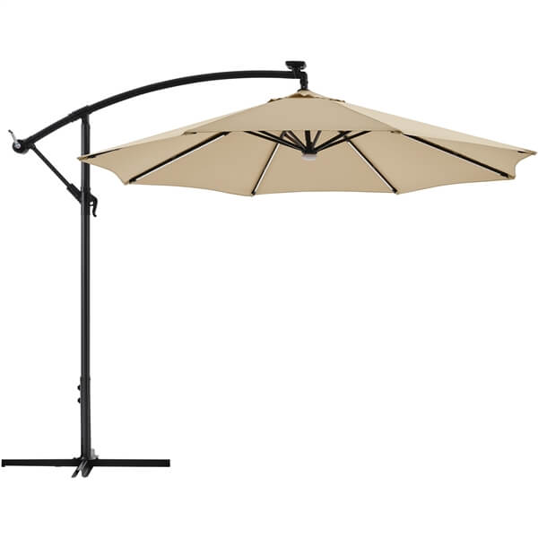 10 Ft 8-Rib Patio Offset Umbrella - Image 5