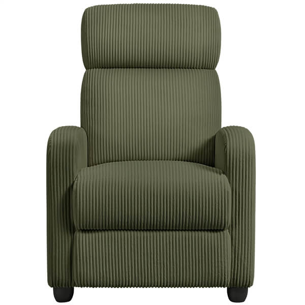 Yaheetech Recliner Chair Corduroy Recliner Sofa - Image 8