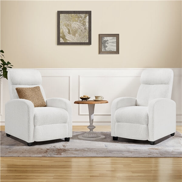 Yaheetech Fabric Pushback Recliner Chair - Image 3