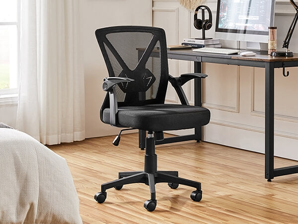 Yaheetech Computer Mesh Chair with Flip-up Arms Adjustable Height - Image 8