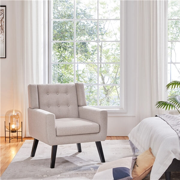 Yaheetech Modern Button Tufted Armchair - Image 8