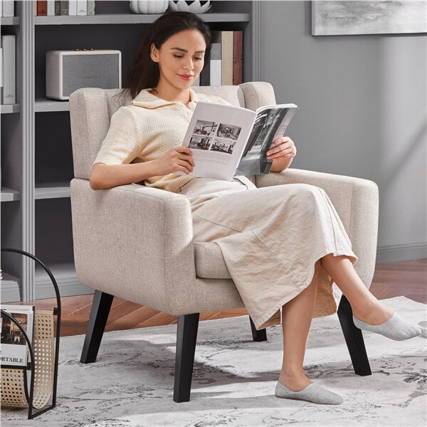 Yaheetech Modern Button Tufted Armchair - Image 5