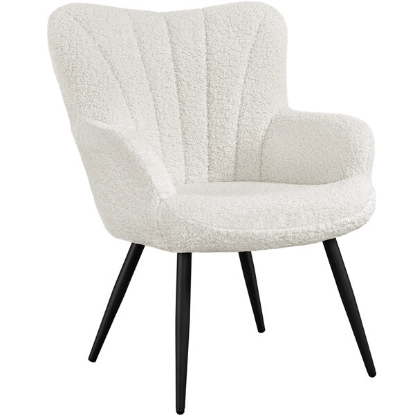 Yaheetech Boucle Accent Chair - Image 2