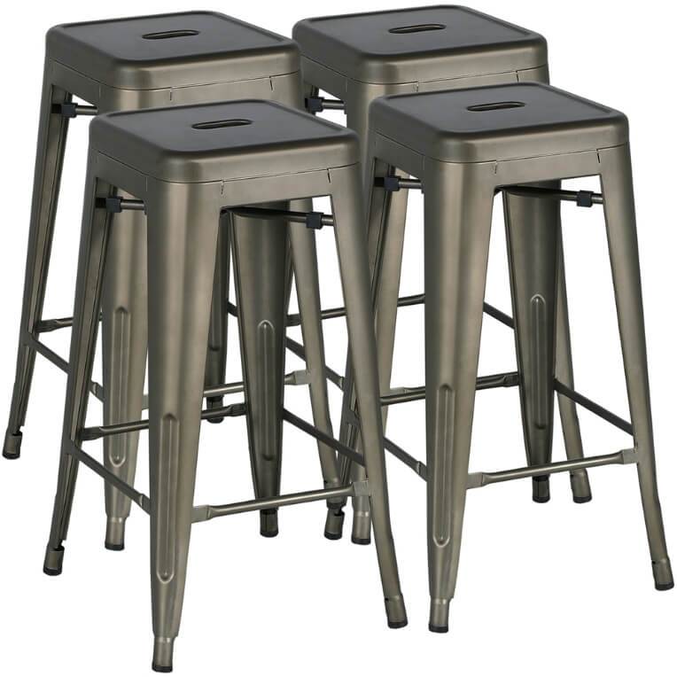 Yaheetech 30 Inch Bar Stools 4pcs - Image 3