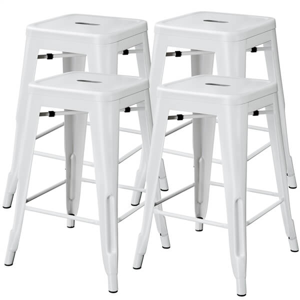 Yaheetech 24?? Height Metal Bar Stools
