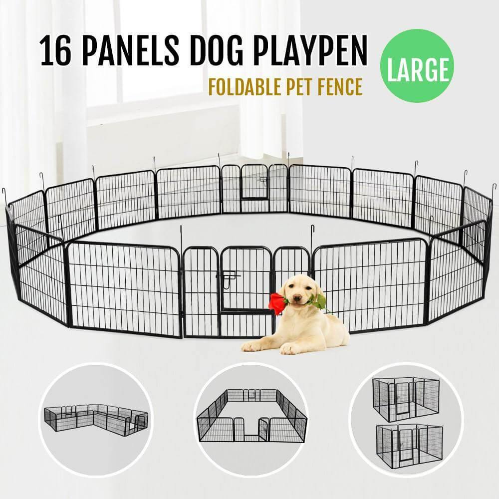 Yaheetech 24 Inch 16 Panels Dog Playpen - Image 7