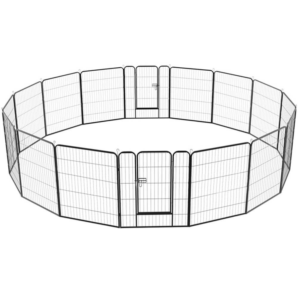 Yaheetech Dog Playpen 16 Panels 32 Inch - Image 2