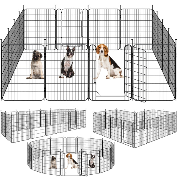 Yaheetech Expandable Dog Playpen. 16 Panel 24/32 inch - Image 3