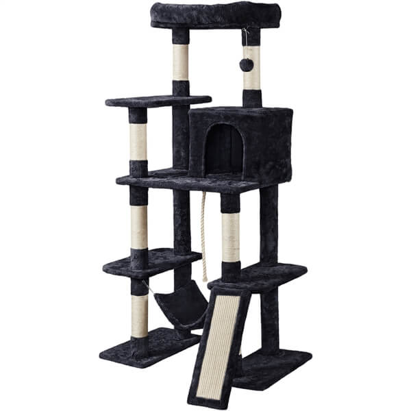Yaheetech 63?? Tall Multilevel Cat Tree - Image 7