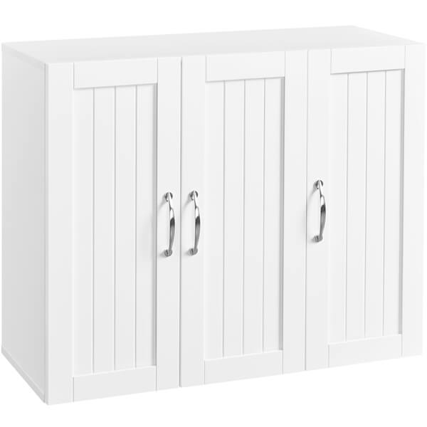 Yaheetech Bathroom Wall Cabinet with Three Doors - Image 2