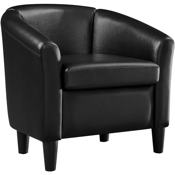 Yaheetech Upholstered Barrel Chair - Image 2