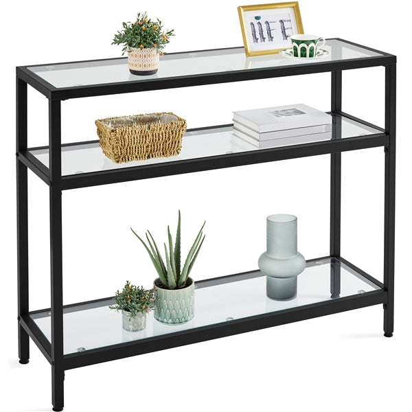 Yaheetech Tempered Glass Console Table - Image 2