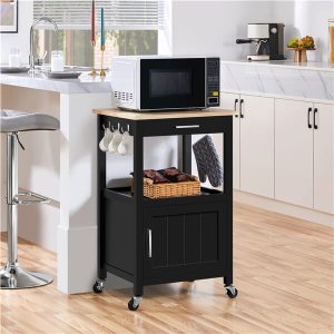 Yaheetech Kitchen Island Cart with Storage