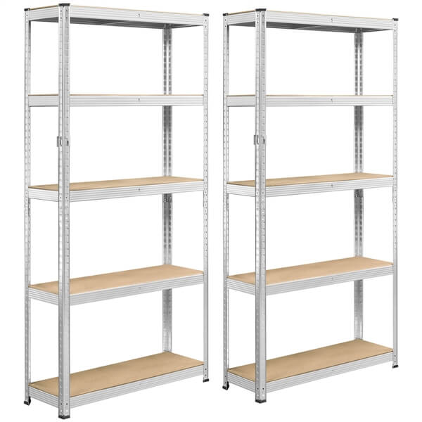 Yaheetech Heavy-Duty 5-Tier Steel Shelving Unit - Image 4