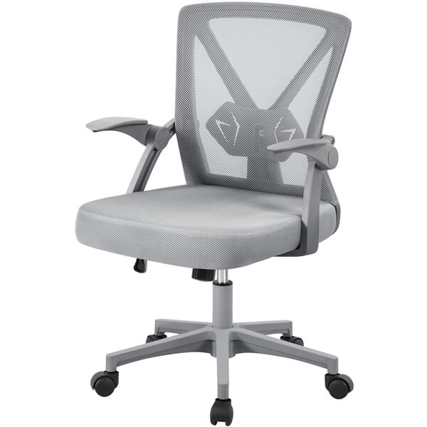 Yaheetech Computer Mesh Chair with Flip-up Arms Adjustable Height - Image 2