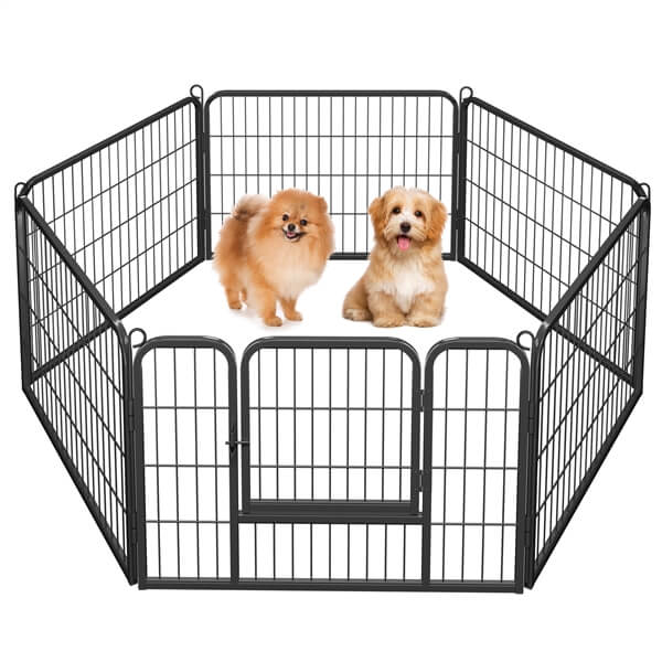 Yaheetech Wide Panel Dog Playpen. 6 Panels 24/40 inch - Image 3